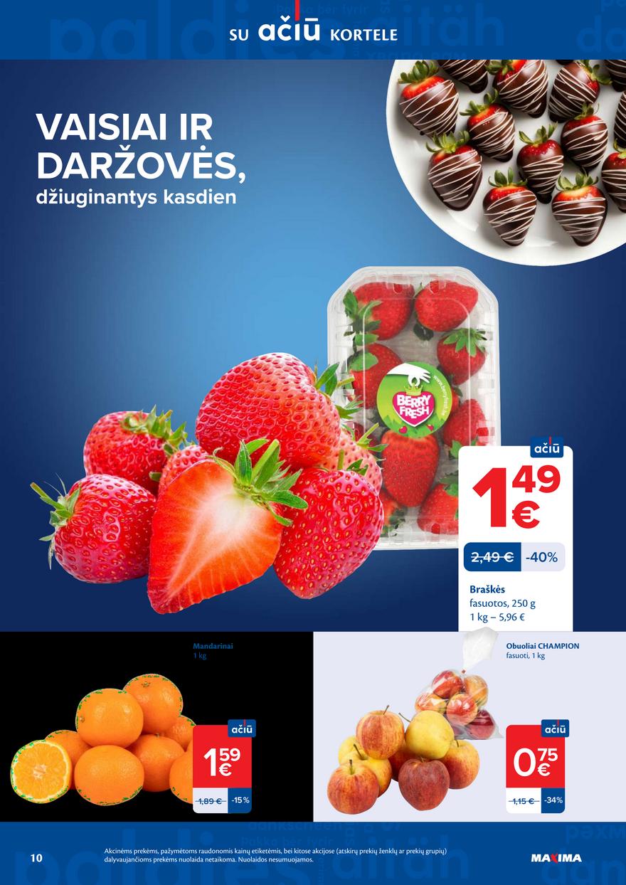 Maxima leidinys akcijos nuo 
  2026-03-24 iki 
  2026-03-30 | Leidinukas.lt puslapis 10