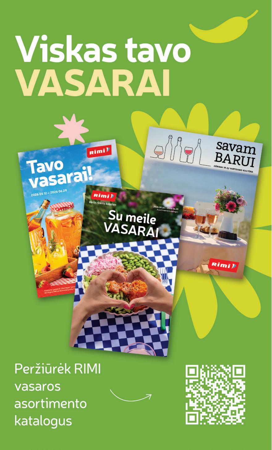 Rimi leidinys akcijos nuo 
  2026-06-09 iki 
  2026-06-15 | Leidinukas.lt puslapis 36
