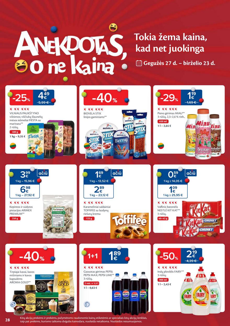 Maxima savaitinis leidinys 23 akcijos nuo 
  2025-06-03 iki 
  2025-06-09 | Leidinukas.lt puslapis 28
