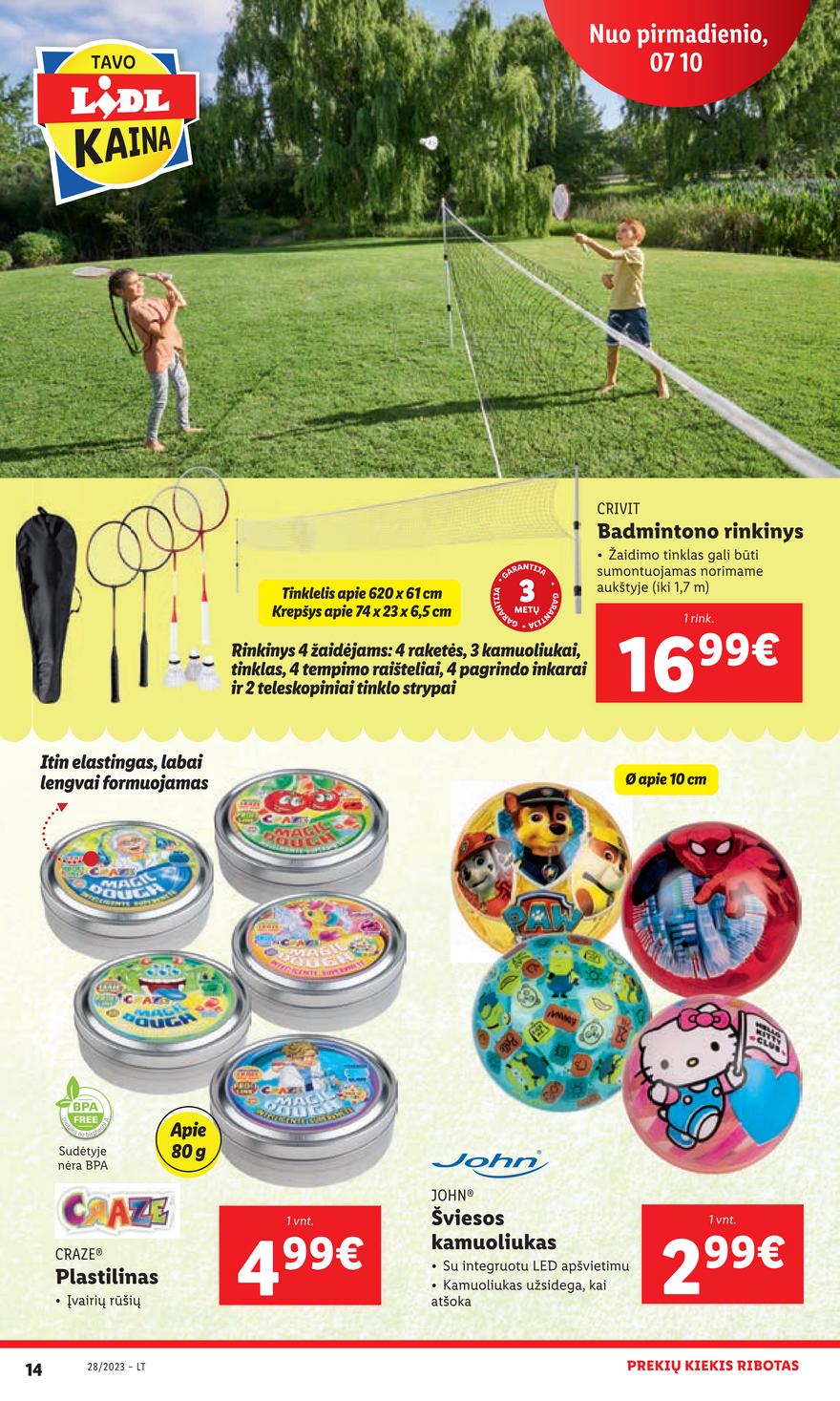 Ldil ne maisto prekių pasiūlymai akcijos nuo 
  2023-07-10 iki 
  2023-07-16 | Leidinukas.lt puslapis 14