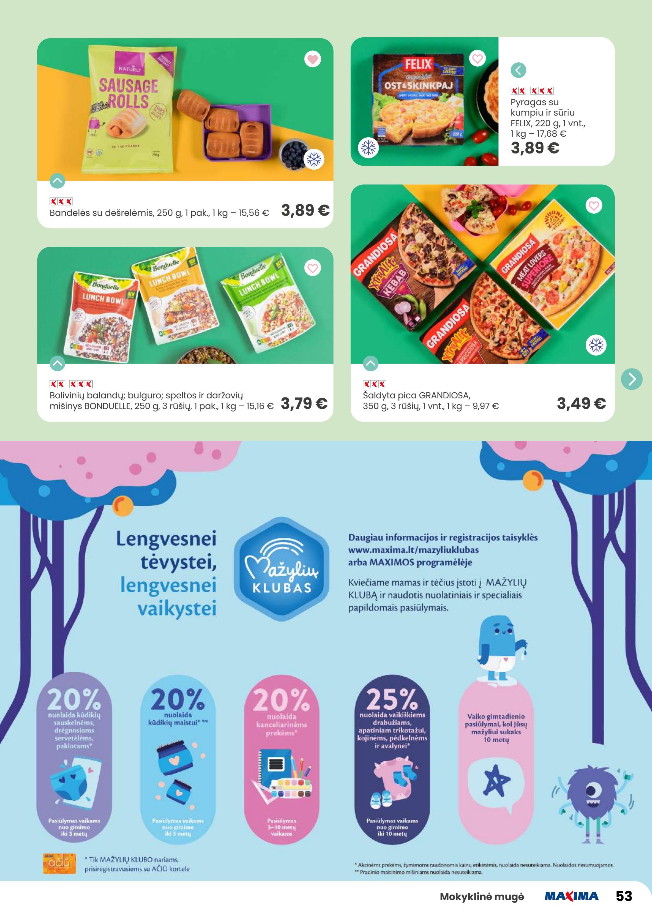Maxima leidinys akcijos nuo 
  2022-07-28 iki 
  2022-09-07 | Leidinukas.lt puslapis 53
