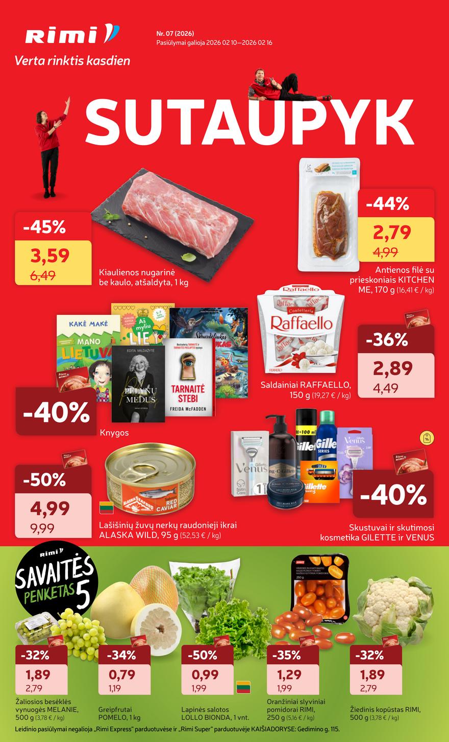 Rimi leidinys akcijos nuo 
  2026-02-10 iki 
  2026-02-16 | Leidinukas.lt puslapis 1