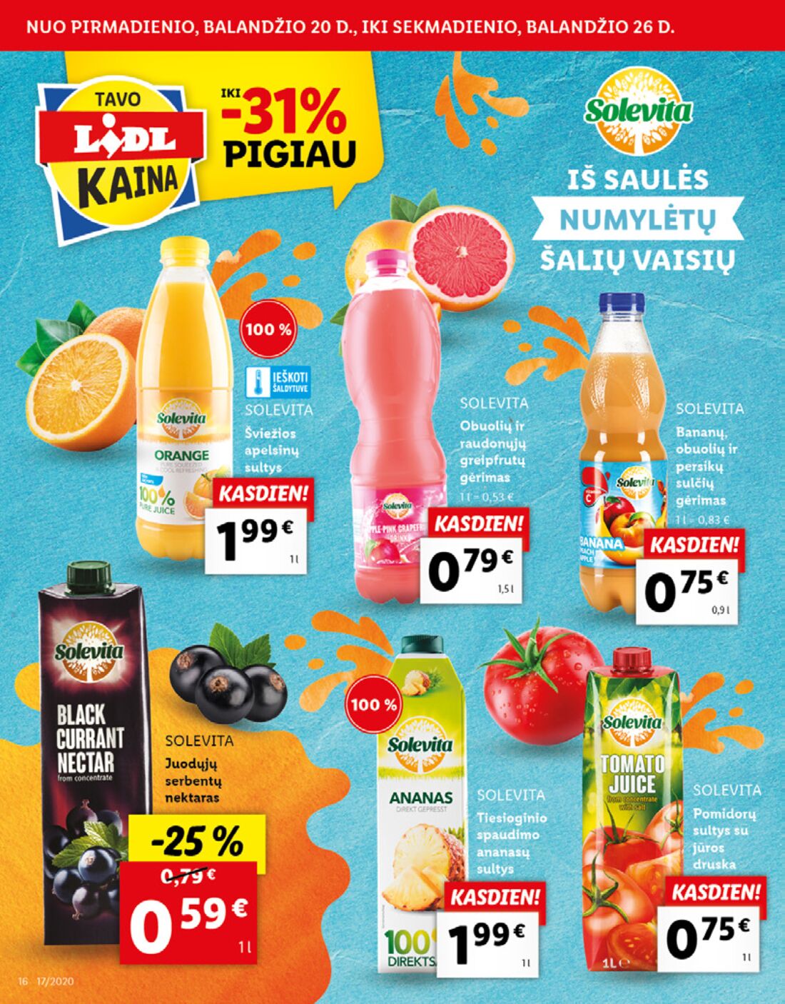 Lidl savaitinis leidinys akcijos nuo 
  2020-04-20 iki 
  2020-04-26 | Leidinukas.lt puslapis 16