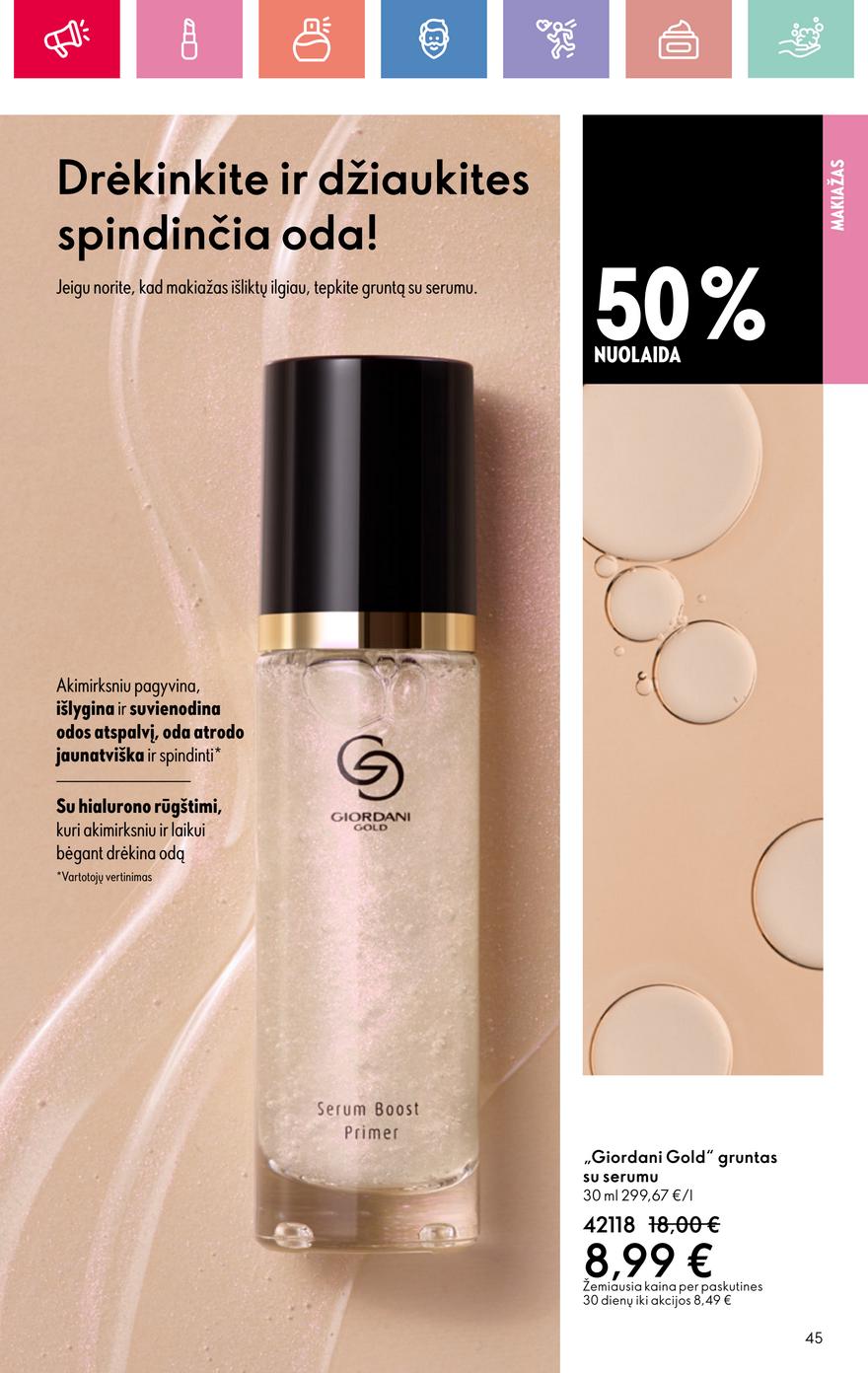 Oriflame katalogas akcijos nuo 
  2025-06-01 iki 
  2025-06-21 | Leidinukas.lt puslapis 45