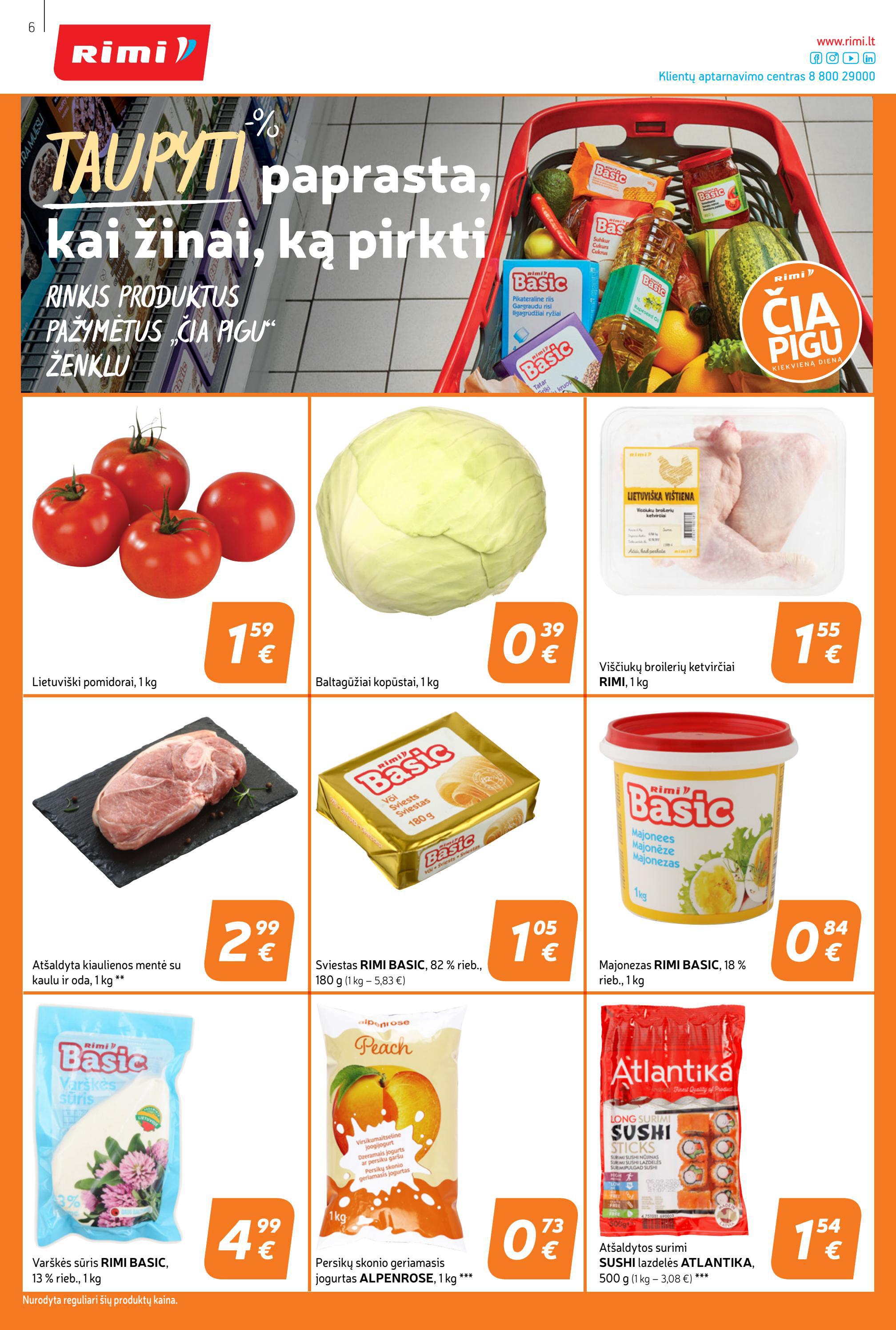 Rimi savaitinis leidinys akcijos nuo 
  2022-01-18 iki 
  2022-01-24 | Leidinukas.lt puslapis 6