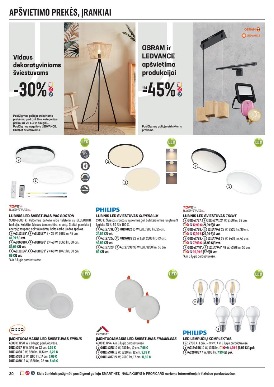 Senukai leidinys akcijos nuo 
  2025-03-13 iki 
  2025-04-14 | Leidinukas.lt puslapis 30