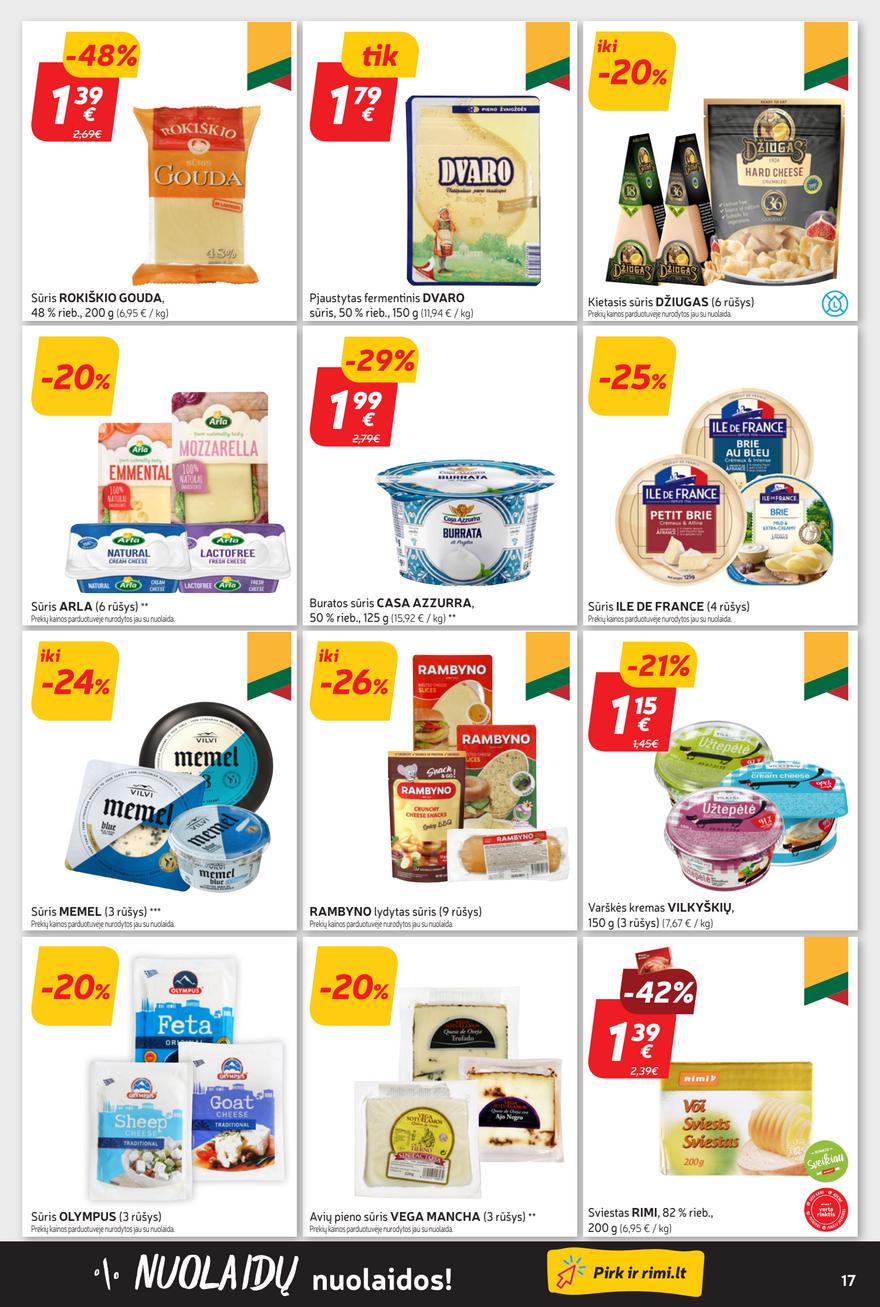 Rimi savaitinis leidinys akcijos nuo 
  2024-05-14 iki 
  2024-05-20 | Leidinukas.lt puslapis 17