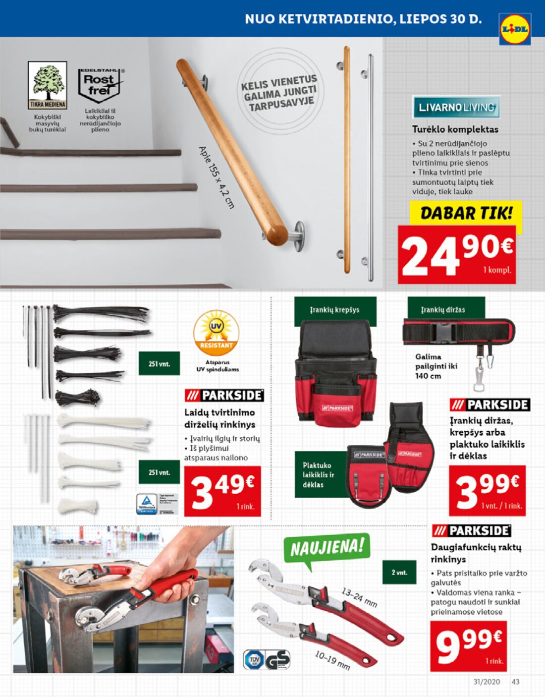 Lidl savaitinis leidinys akcijos nuo 
  2020-07-27 iki 
  2020-08-02 | Leidinukas.lt puslapis 43