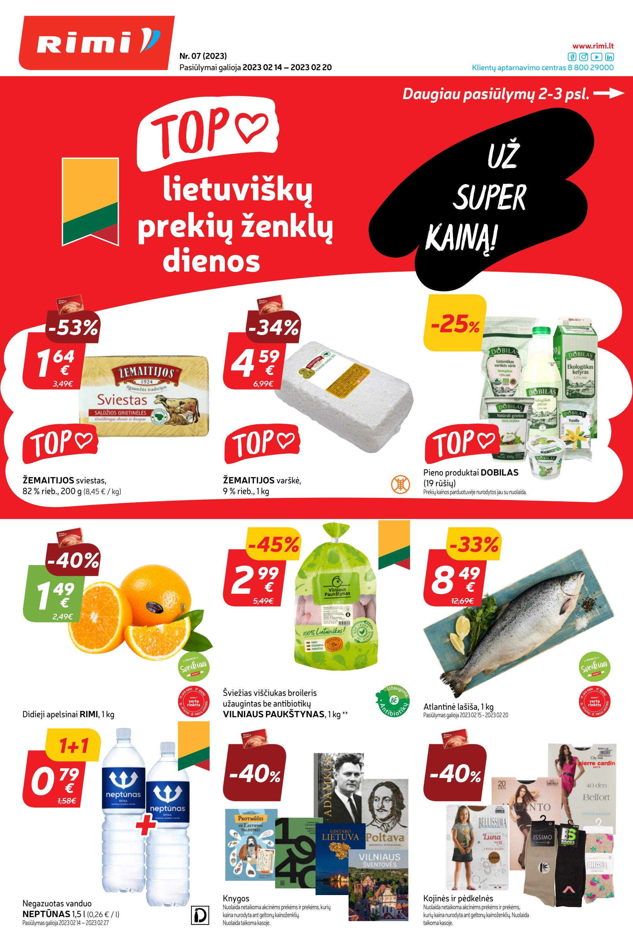 Rimi savaitinis leidinys akcijos nuo 
  2023-02-14 iki 
  2023-02-20 | Leidinukas.lt puslapis 1