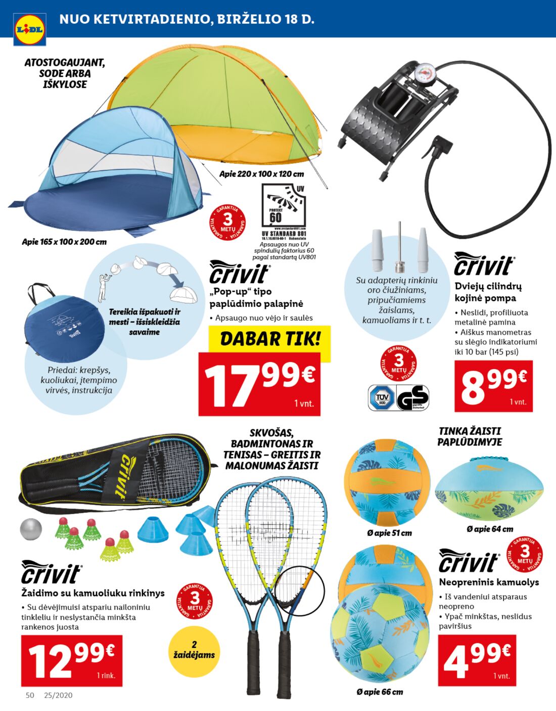 Lidl savaitinis leidinys akcijos nuo 
  2020-06-15 iki 
  2020-06-21 | Leidinukas.lt puslapis 50