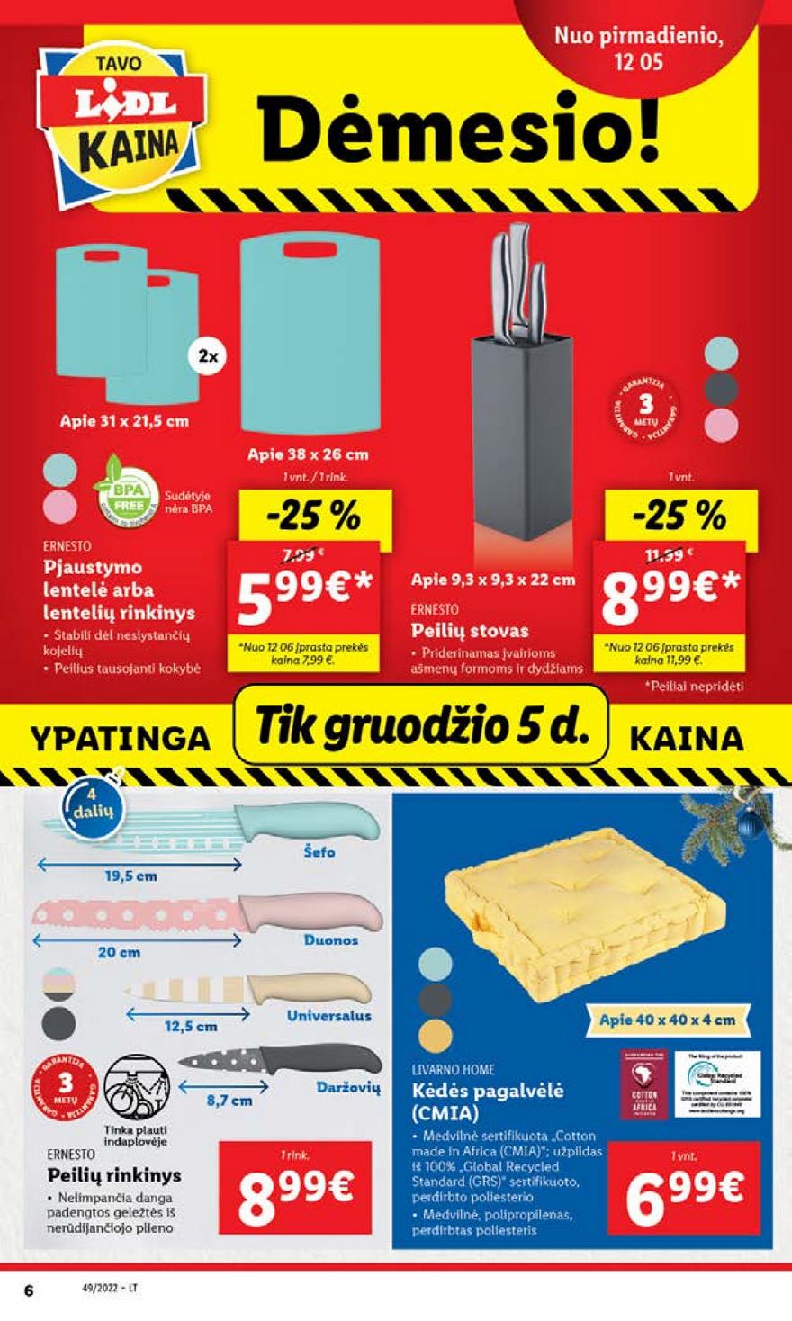 Ldil ne maisto prekių pasiūlymai akcijos nuo 
  2022-12-05 iki 
  2022-12-11 | Leidinukas.lt puslapis 6