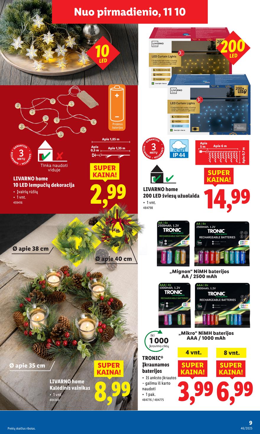 Lidl leidinys akcijos nuo 
  2025-11-10 iki 
  2025-11-16 | Leidinukas.lt puslapis 9