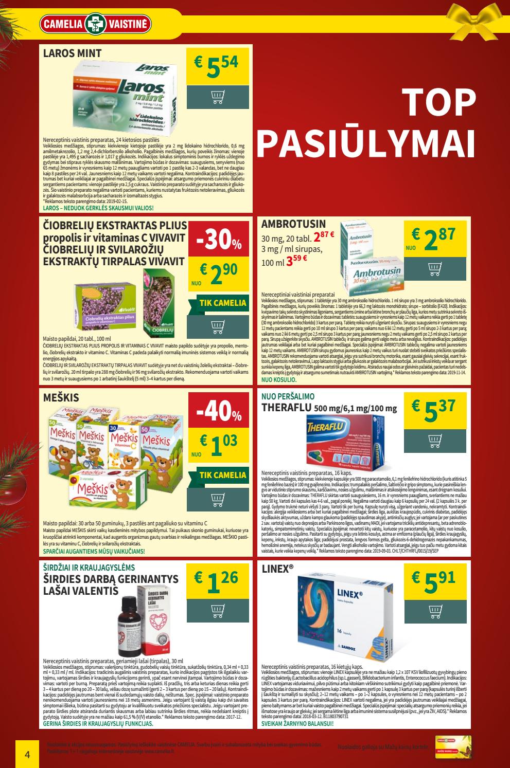 Camelia leidinys akcijos nuo 
  2019-12-01 iki 
  2019-12-31 | Leidinukas.lt puslapis 4