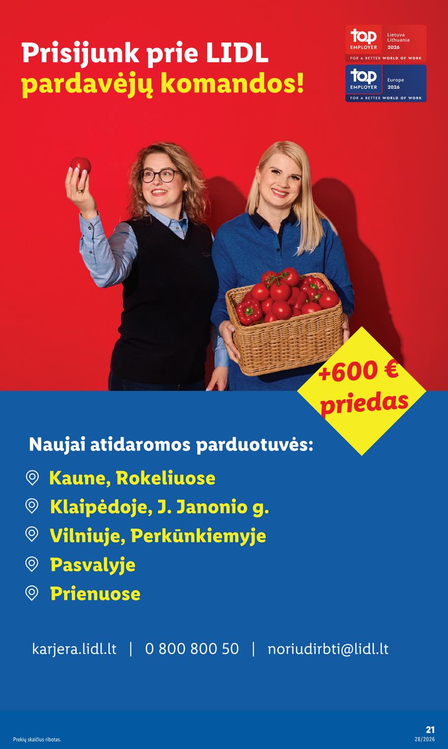 Lidl leidinys akcijos nuo 
  2026-07-06 iki 
  2026-07-12 | Leidinukas.lt puslapis 21