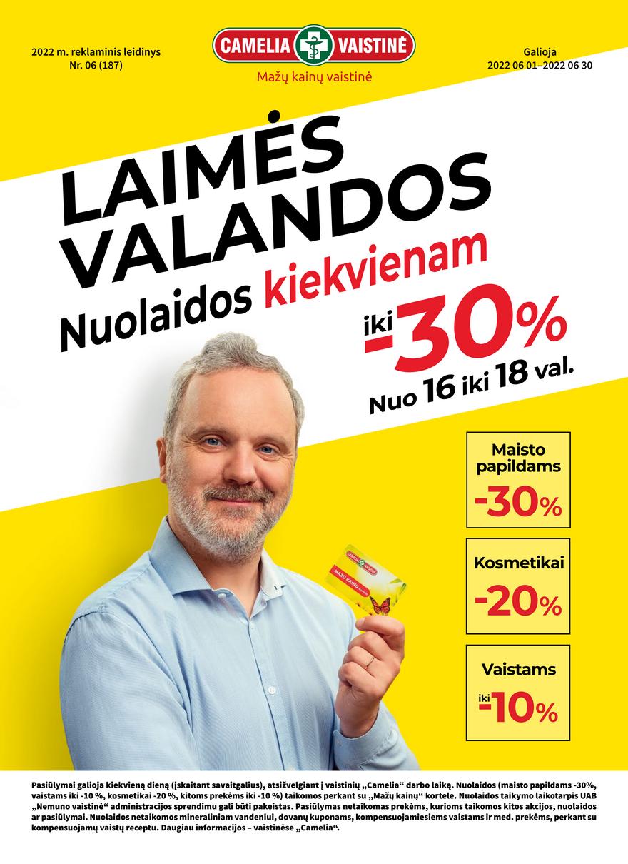 Camelia birželio leidinys akcijos nuo
2022-06-01 iki
2022-06-30 | Leidinukas.lt puslapis 1