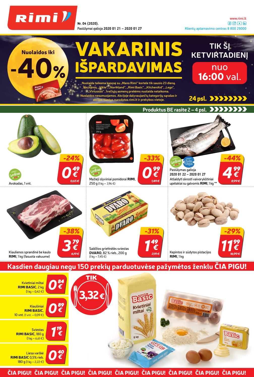 Rimi savaitinis leidinys akcijos nuo 
  2020-01-21 iki 
  2020-01-27 | Leidinukas.lt puslapis 1