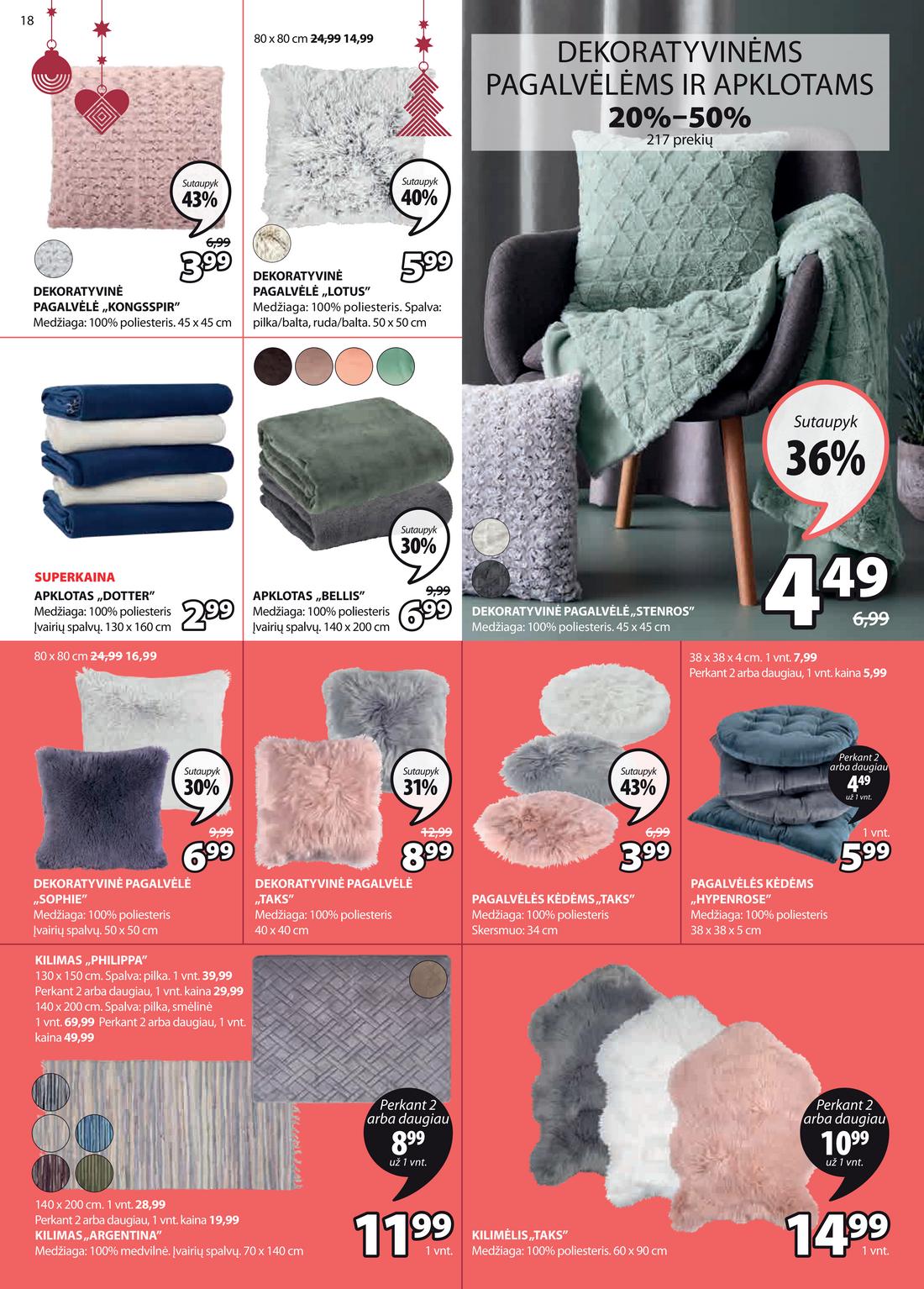 Jysk leidinys. akcijos nuo 
  2021-03-15 iki 
  2021-04-04 | Leidinukas.lt puslapis 18