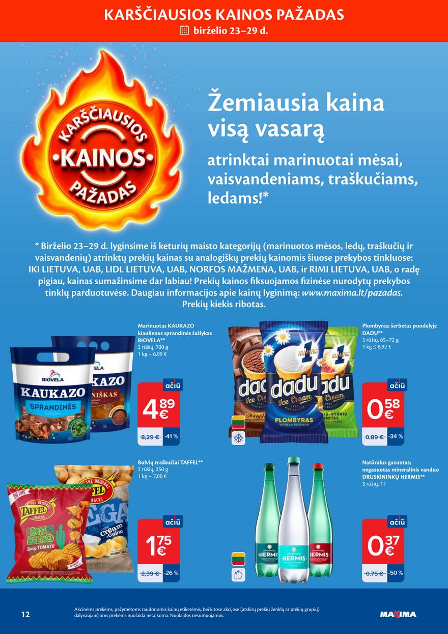 Maxima leidinys akcijos nuo 
  2026-06-23 iki 
  2026-06-29 | Leidinukas.lt puslapis 12