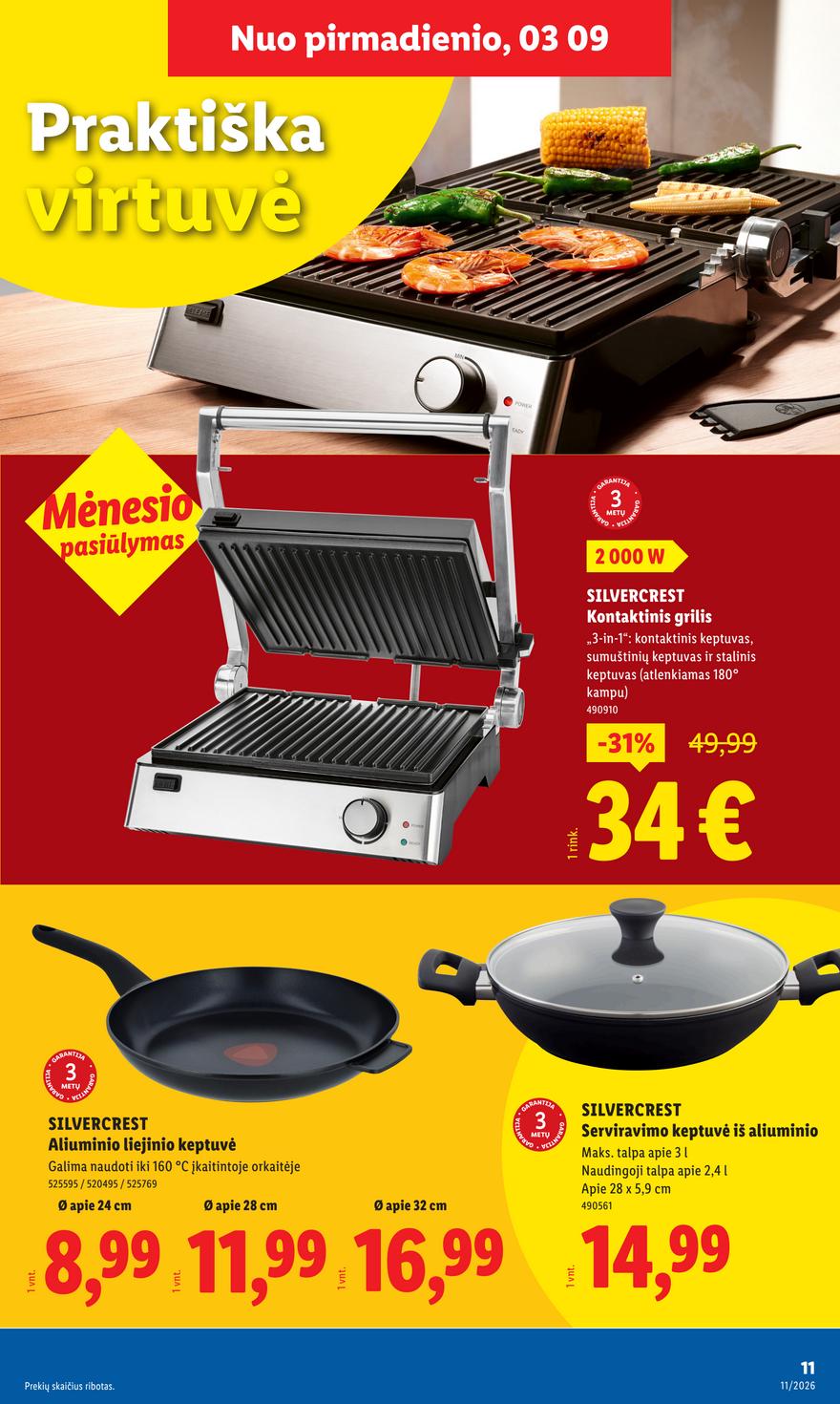 Lidl leidinys akcijos nuo 
  2026-03-09 iki 
  2026-03-15 | Leidinukas.lt puslapis 11