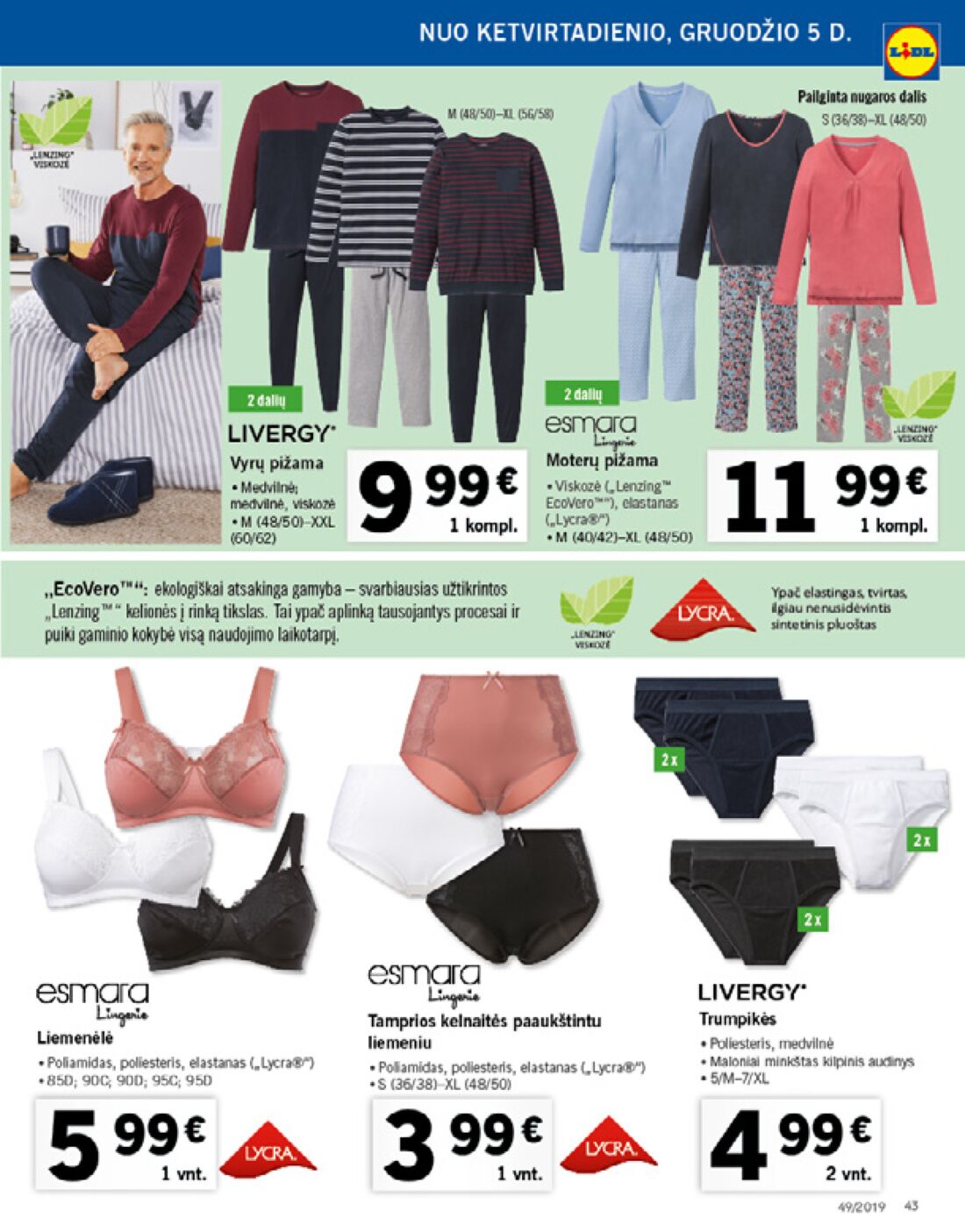 Lidl savaitinis leidinys akcijos nuo 
  2019-12-02 iki 
  2019-12-08 | Leidinukas.lt puslapis 43