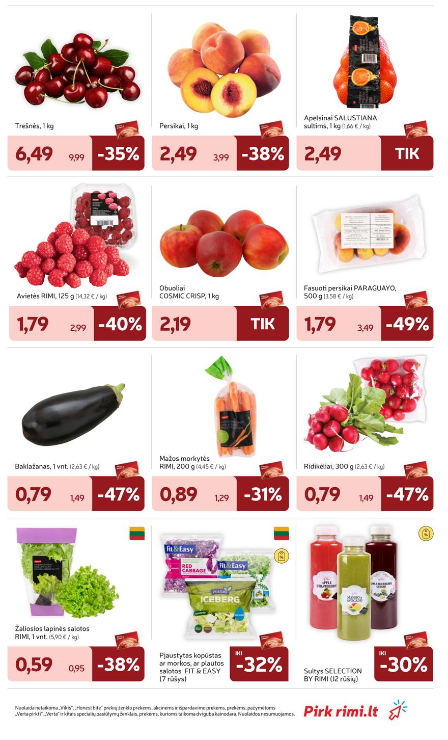 Rimi savaitinis leidinys 30 akcijos nuo
2025-07-22 iki
2025-07-28 | Leidinukas.lt puslapis 7