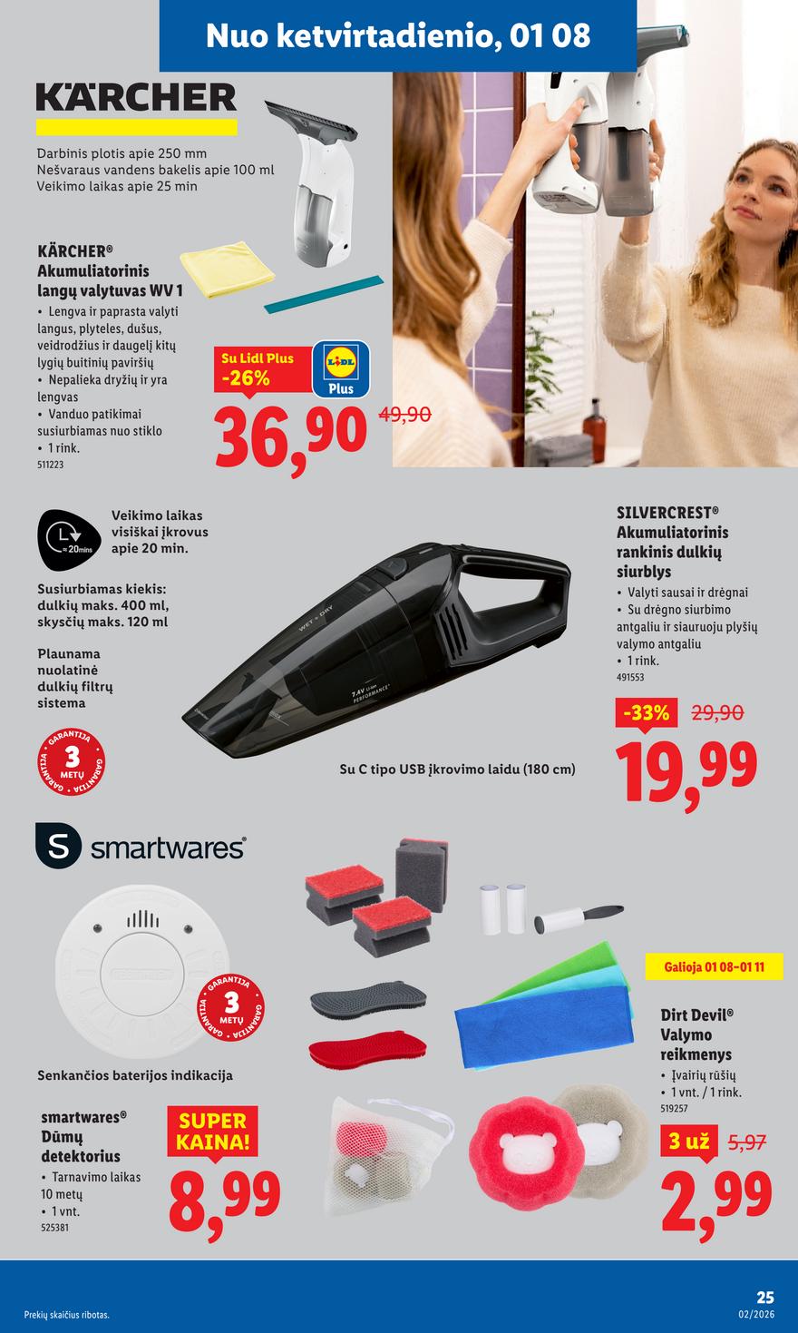 Lidl leidinys akcijos nuo 
  2026-01-05 iki 
  2026-01-11 | Leidinukas.lt puslapis 25