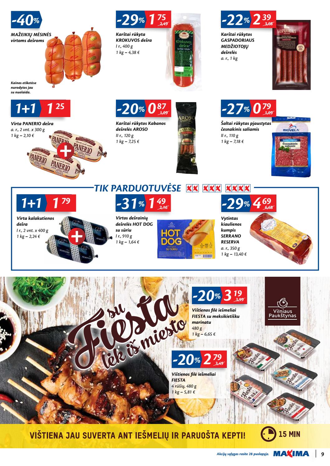 Maxima kaininis leidinys akcijos nuo 
  2020-07-21 iki 
  2020-07-27 | Leidinukas.lt puslapis 9