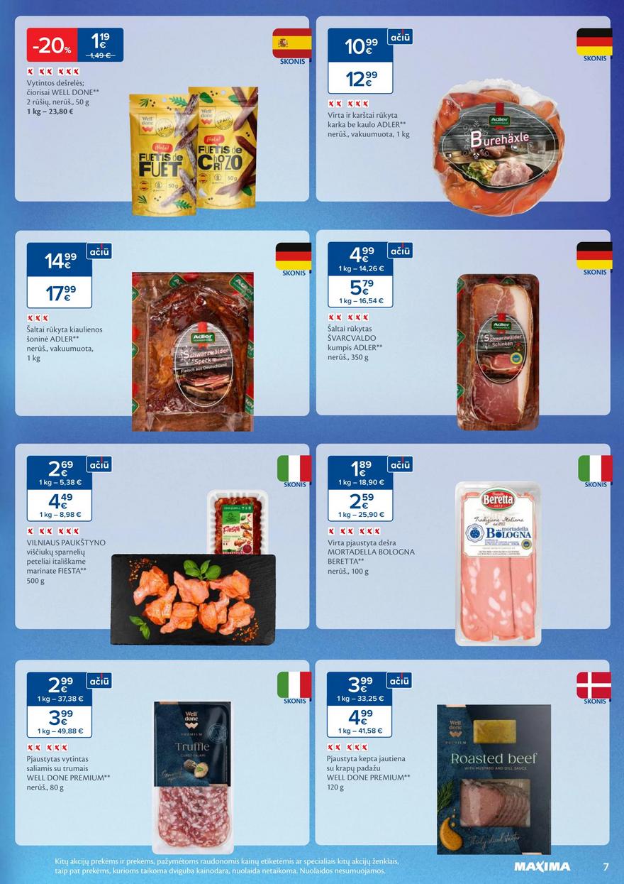 Maxima leidinukas akcijos nuo 
  2025-07-29 iki 
  2025-08-25 | Leidinukas.lt puslapis 7