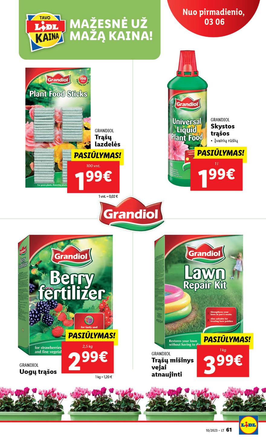 Lidl pasiūlymai akcijos nuo 
  2023-03-03 iki 
  2023-03-12 | Leidinukas.lt puslapis 61