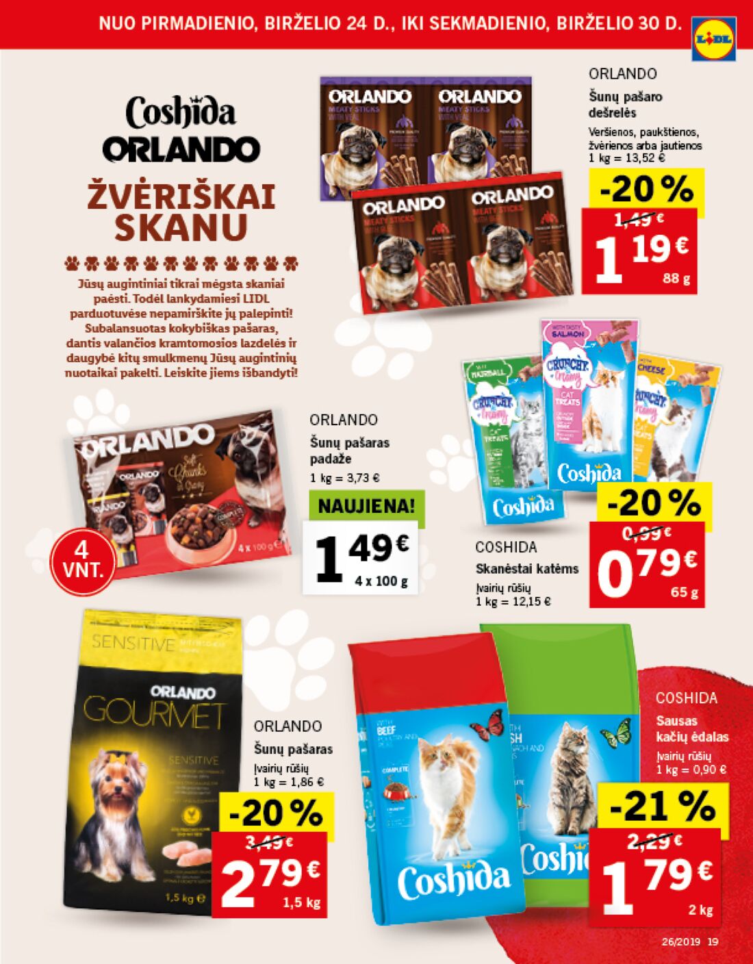Lidl savaitinis leidinys akcijos nuo 
  2019-06-24 iki 
  2019-07-02 | Leidinukas.lt puslapis 19