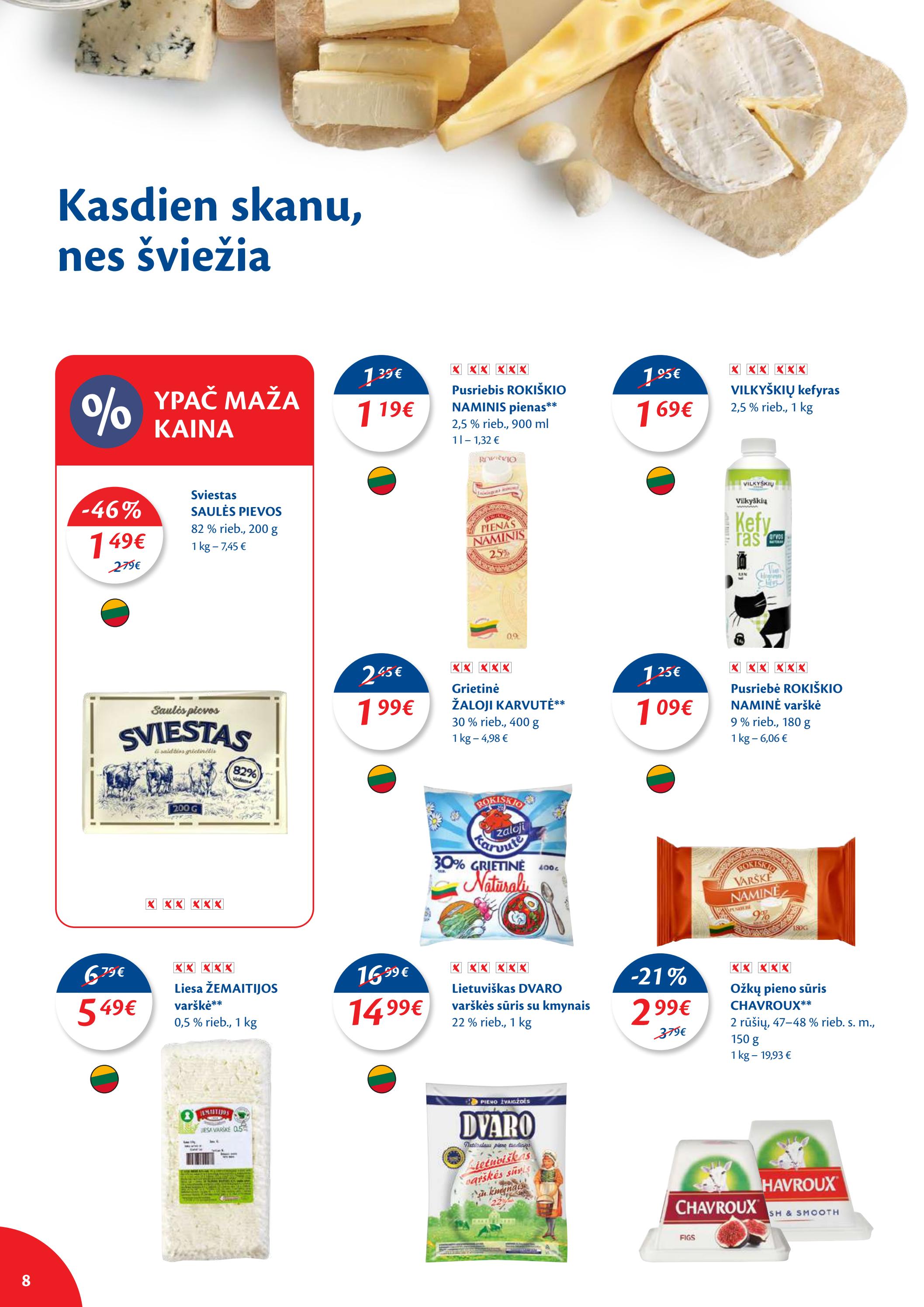 Maxima kaininis leidinys akcijos nuo 
  2023-01-10 iki 
  2023-01-16 | Leidinukas.lt puslapis 8