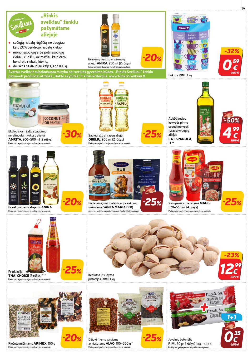 Rimi savaitinis leidinys akcijos nuo 
  2019-07-16 iki 
  2019-07-22 | Leidinukas.lt puslapis 19