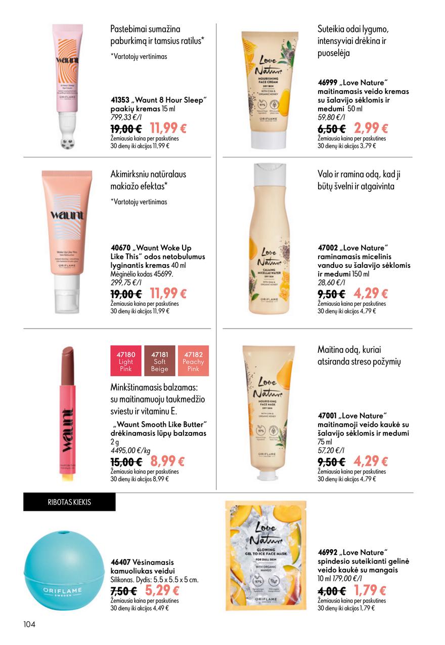 Oriflame katalogas akcijos nuo 
  2026-06-24 iki 
  2026-07-14 | Leidinukas.lt puslapis 104