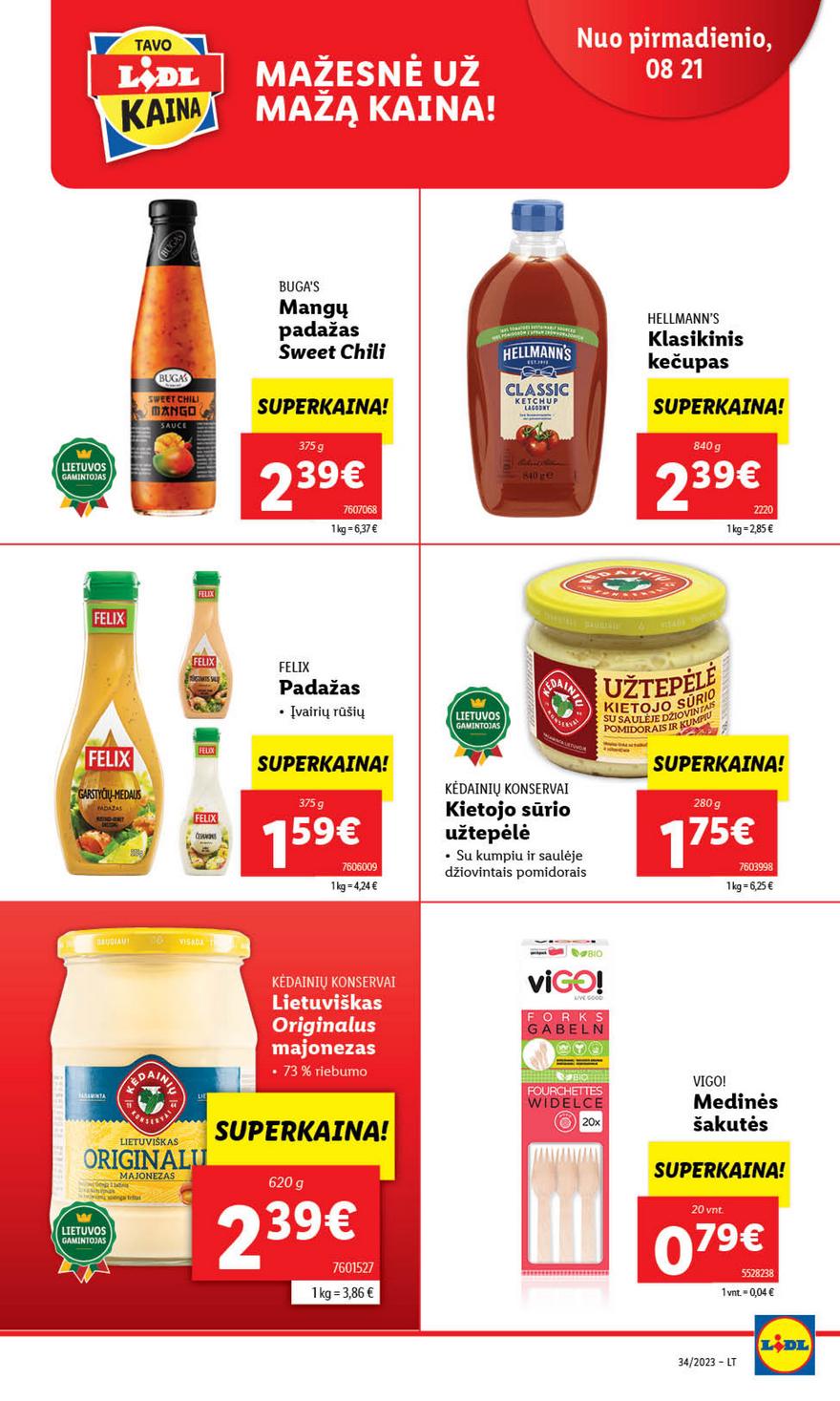 Lidl pasiūlymai akcijos nuo 
  2023-08-21 iki 
  2023-08-27 | Leidinukas.lt puslapis 34