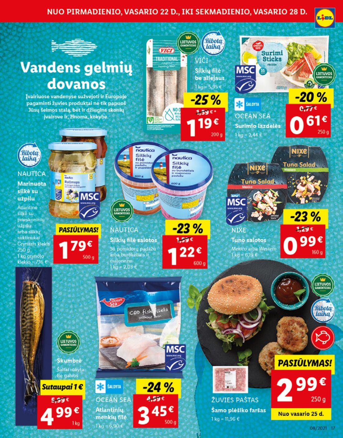 Lidl savaitinis leidinys akcijos nuo 
  2021-02-22 iki 
  2021-02-28 | Leidinukas.lt puslapis 17