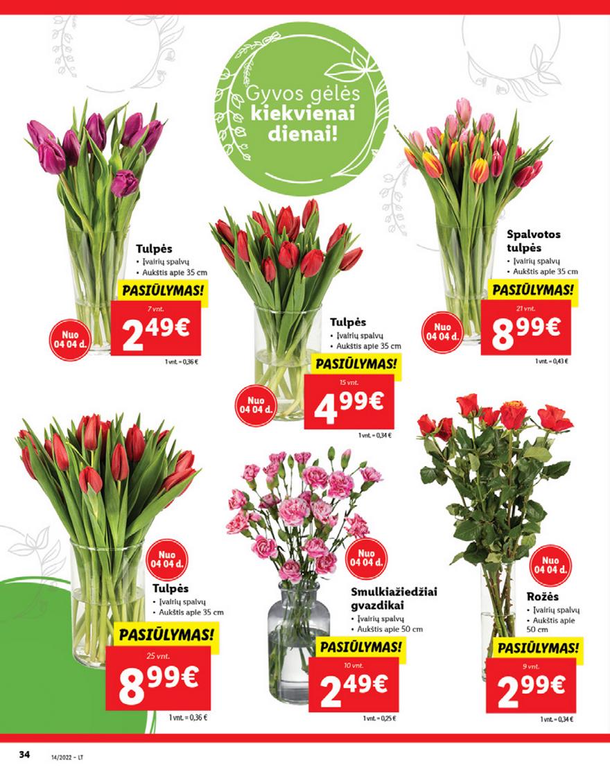 Lidl maisto prekių pasiūlymai akcijos nuo 
  2022-04-04 iki 
  2022-04-10 | Leidinukas.lt puslapis 34
