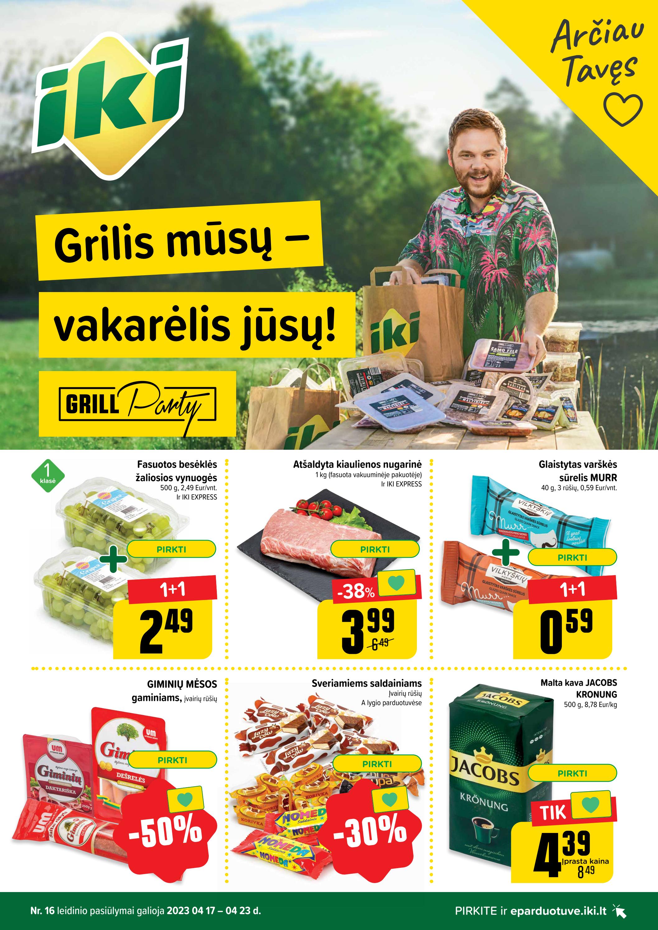 Iki savaitės leidinys akcijos nuo 
  2023-04-17 iki 
  2023-04-23 | Leidinukas.lt puslapis 1