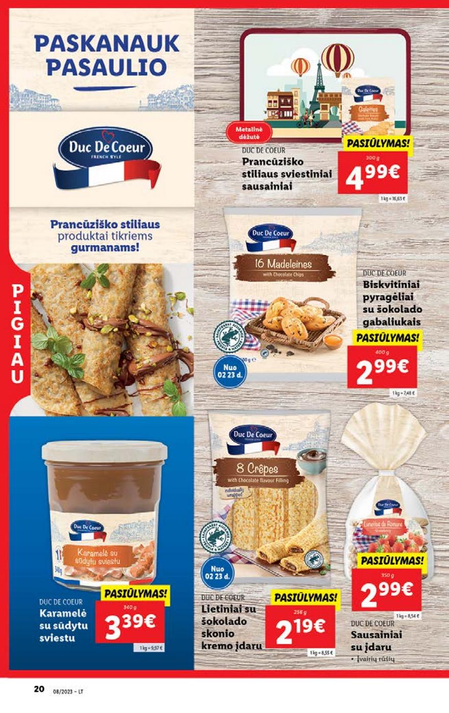 Lidl pasiūlymai akcijos nuo 
  2023-02-20 iki 
  2023-02-26 | Leidinukas.lt puslapis 20