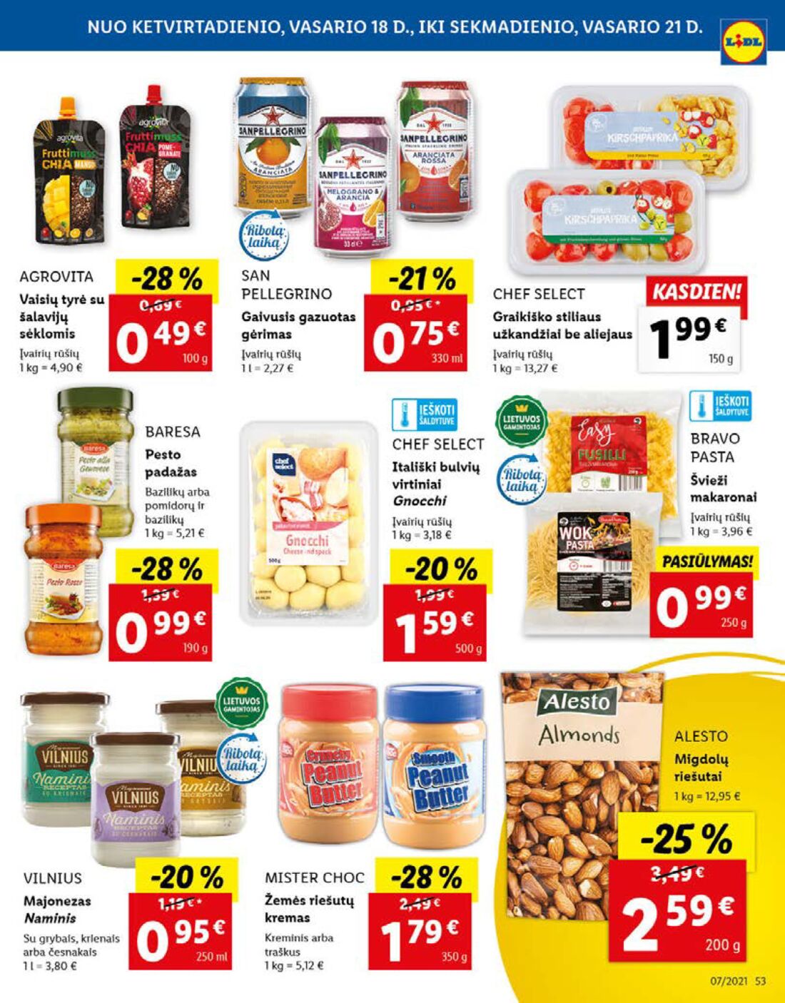 Lidl savaitinis leidinys akcijos nuo 
  2021-02-15 iki 
  2021-02-21 | Leidinukas.lt puslapis 53