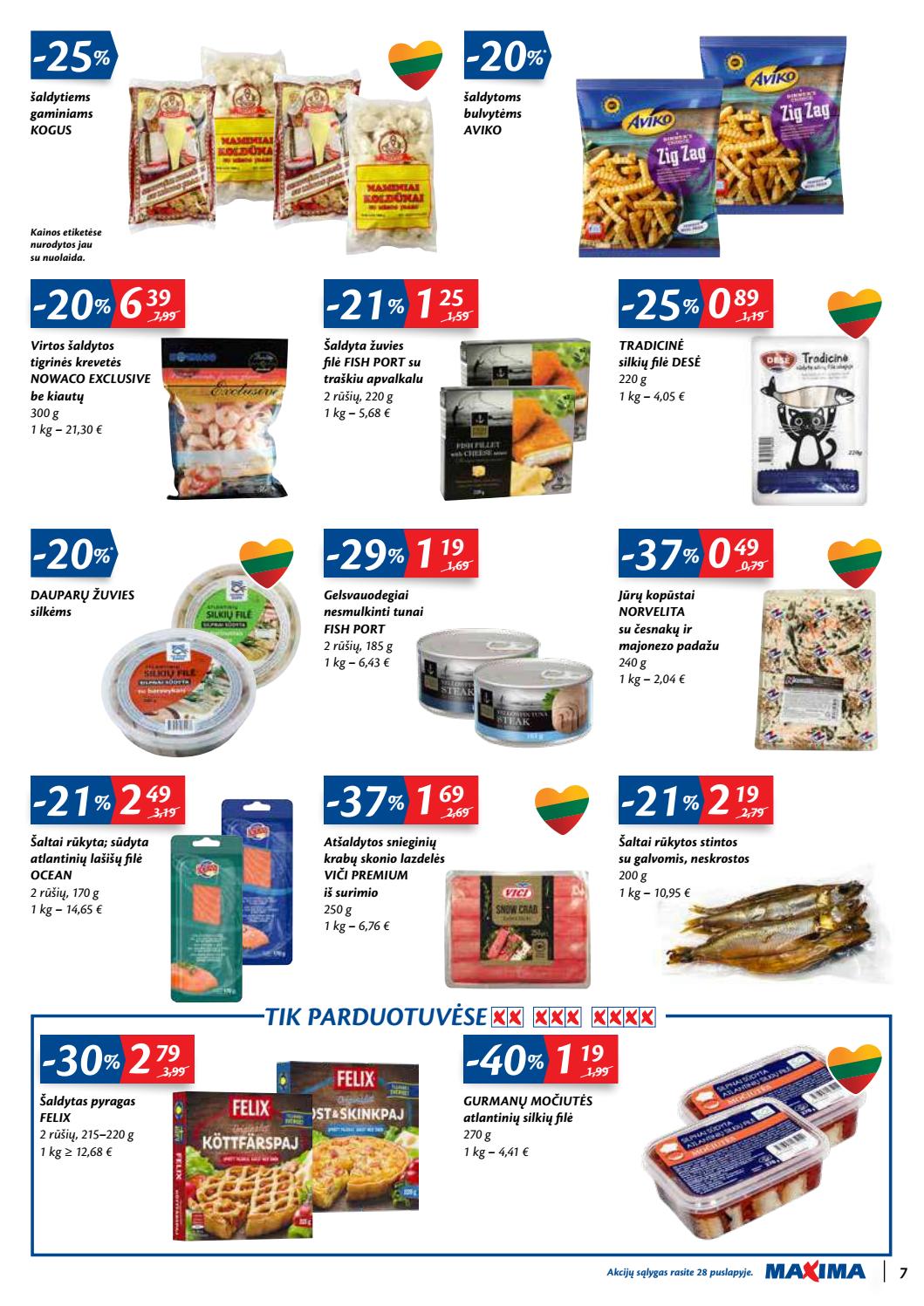 Maxima kaininis leidinys akcijos nuo 
  2020-07-28 iki 
  2020-08-03 | Leidinukas.lt puslapis 7