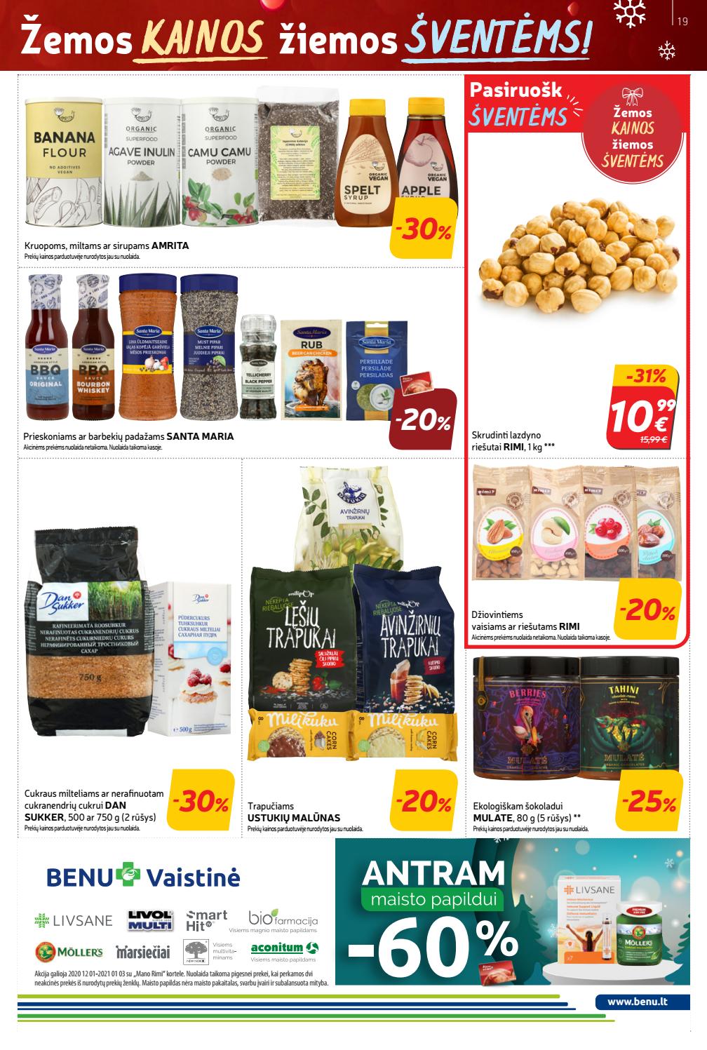 Rimi savaitinis leidinys akcijos nuo 
  2020-12-08 iki 
  2020-12-14 | Leidinukas.lt puslapis 19