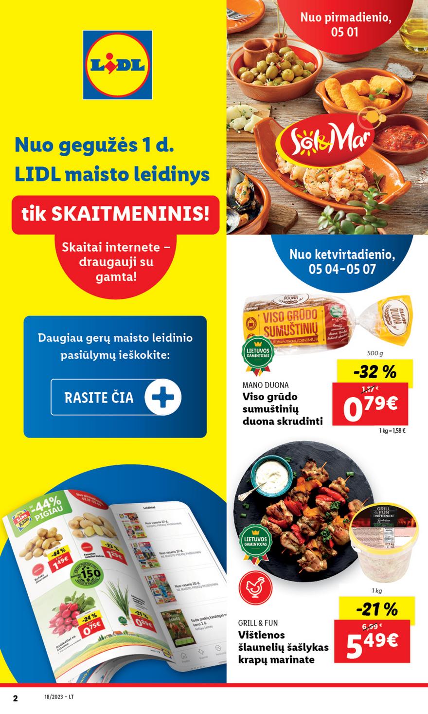 Ldil ne maisto prekių pasiūlymai akcijos nuo 
  2023-05-01 iki 
  2023-05-07 | Leidinukas.lt puslapis 2