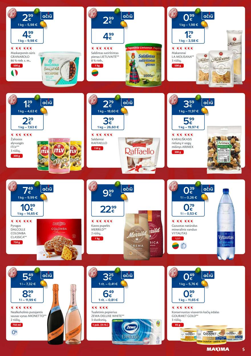 Maxima leidinys akcijos nuo 
  2024-03-26 iki 
  2024-04-01 | Leidinukas.lt puslapis 5