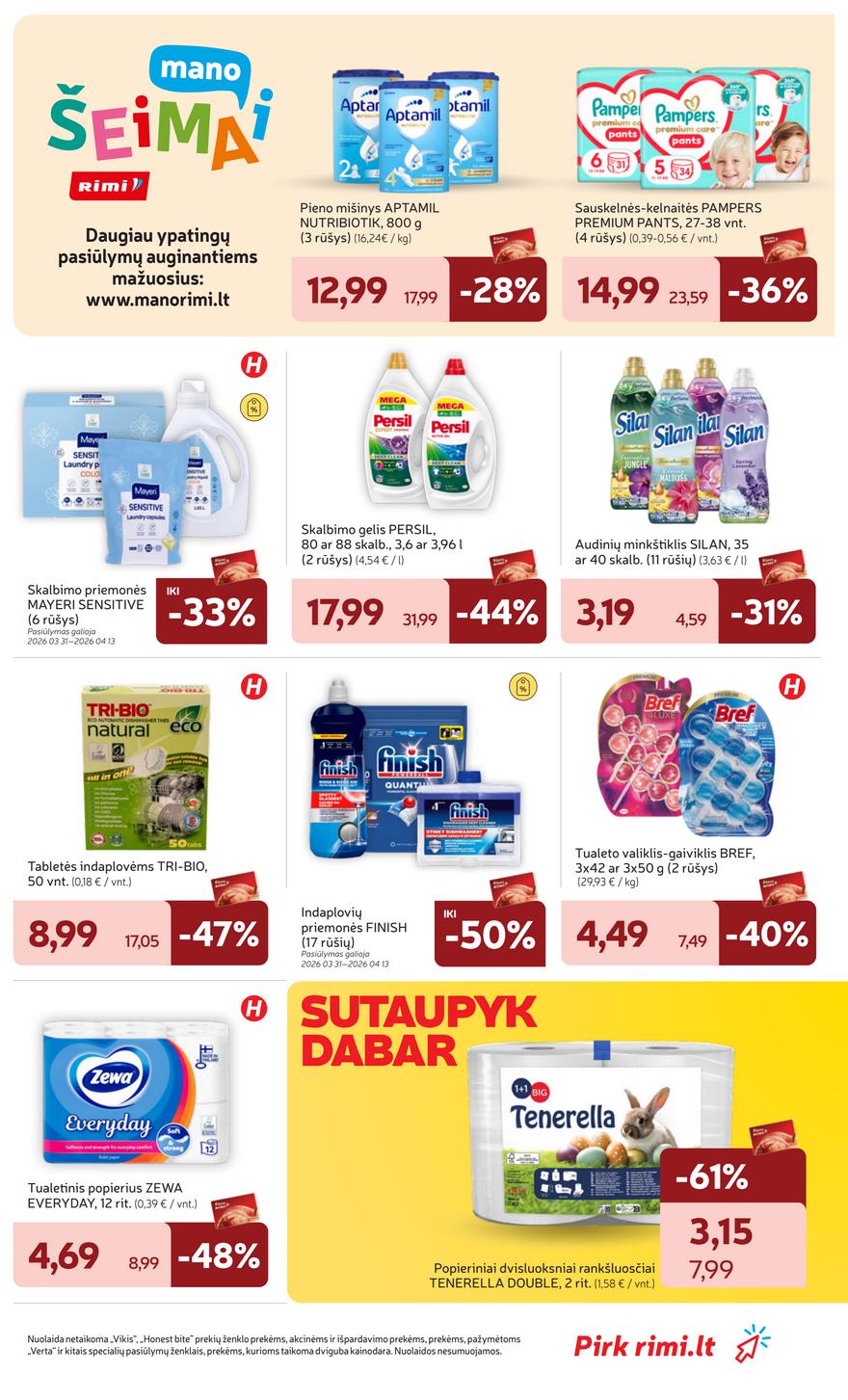 Rimi leidinys akcijos nuo 
  2026-03-31 iki 
  2026-04-06 | Leidinukas.lt puslapis 35