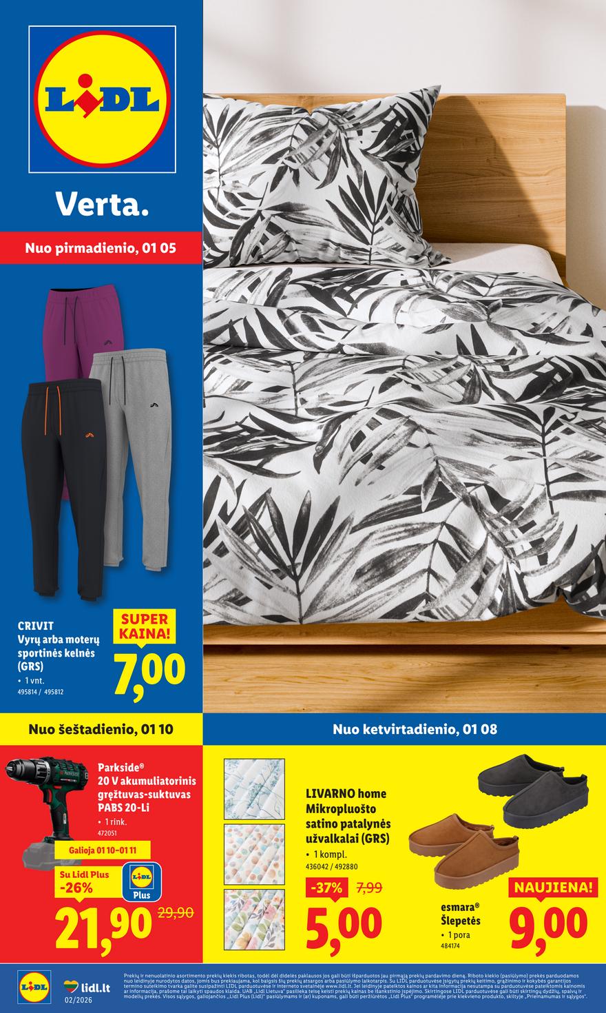 Lidl leidinys akcijos nuo 
  2026-01-05 iki 
  2026-01-11 | Leidinukas.lt puslapis 1
