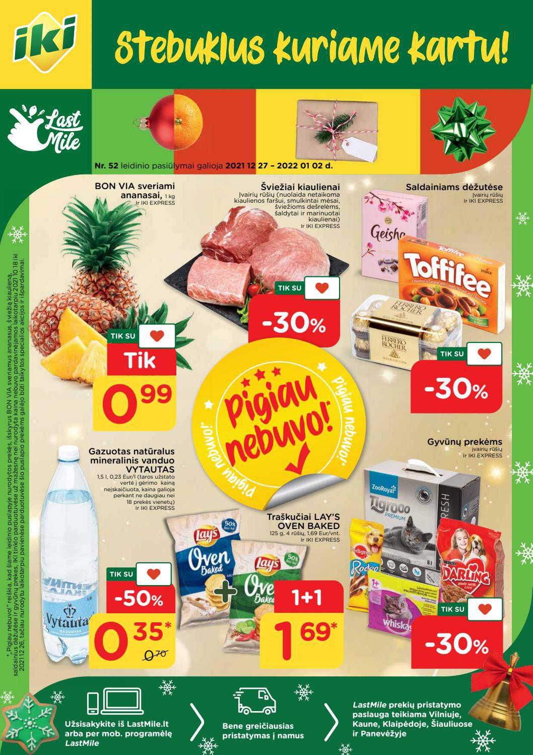 Iki savaitės leidinys akcijos nuo 
  2021-12-27 iki 
  2022-01-02 | Leidinukas.lt puslapis 1