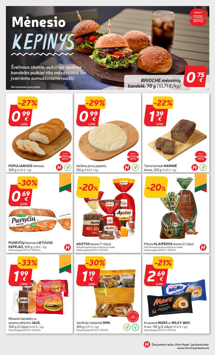 Rimi savaitinis leidinys 23 akcijos nuo 
  2025-06-03 iki 
  2025-06-09 | Leidinukas.lt puslapis 16