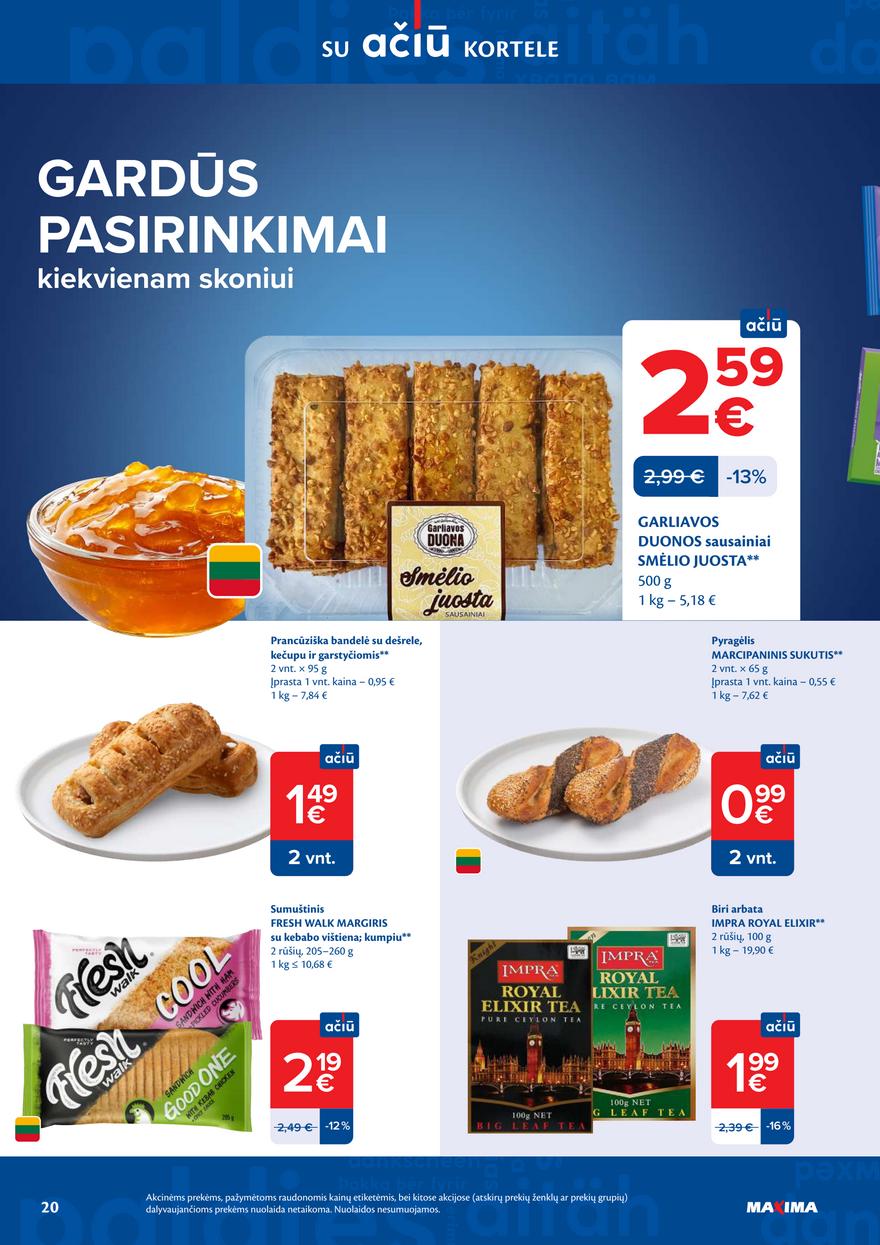 Maxima leidinys akcijos nuo 
  2026-04-07 iki 
  2026-04-13 | Leidinukas.lt puslapis 20