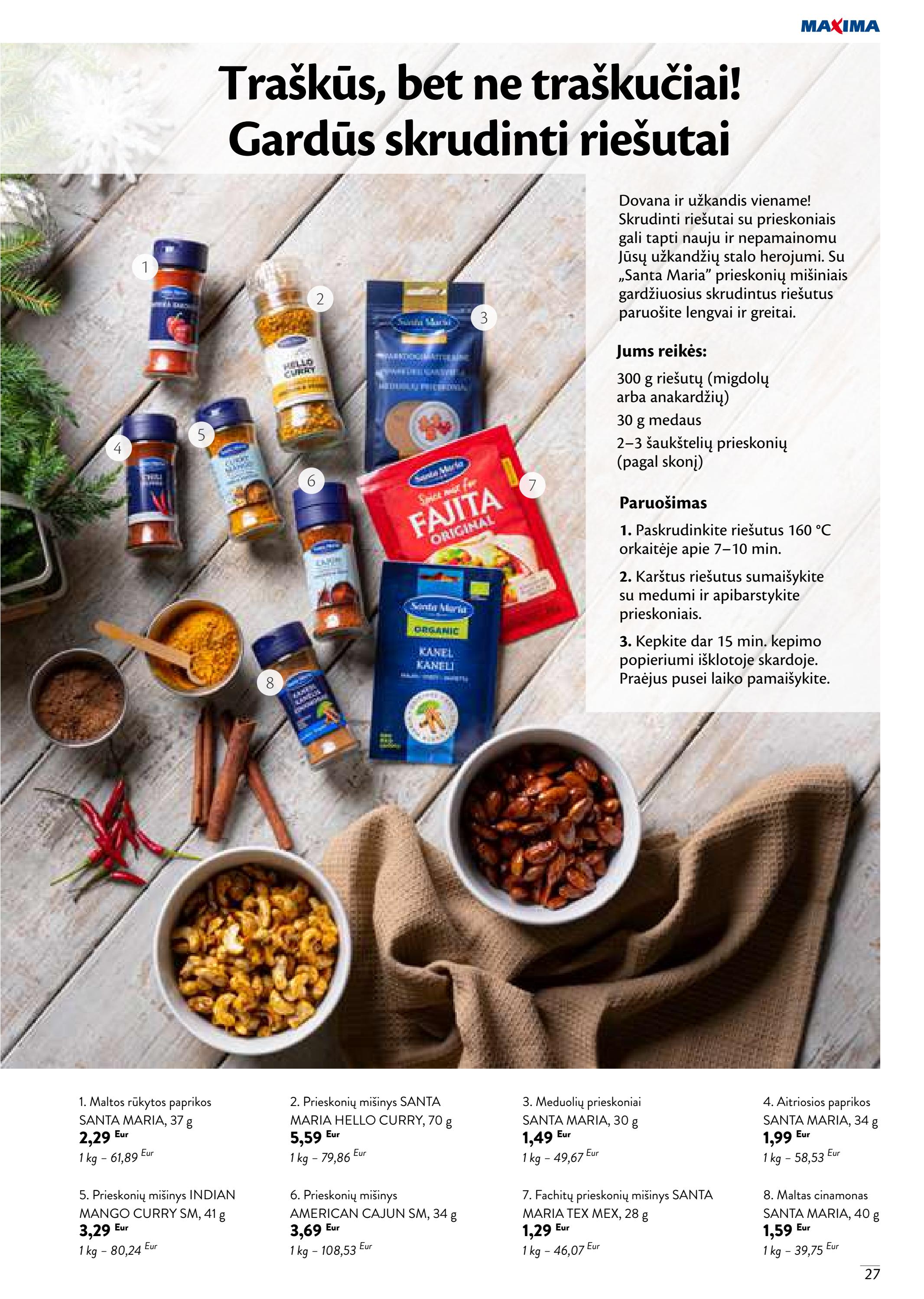 Maxima leidinys akcijos nuo 
  2022-11-17 iki 
  2023-01-04 | Leidinukas.lt puslapis 27