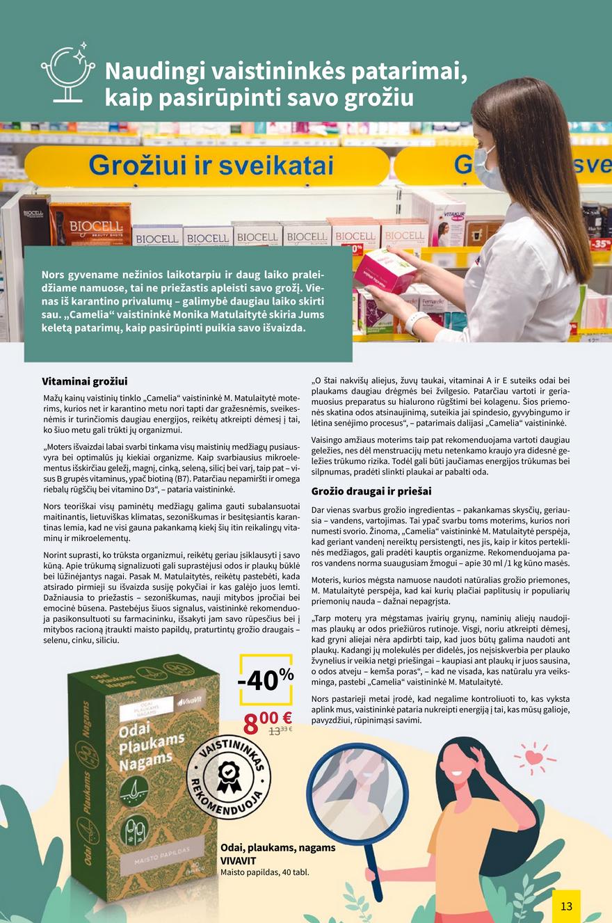 Camelia gegužės leidinys akcijos nuo 
  2021-05-01 iki 
  2021-05-31 | Leidinukas.lt puslapis 13